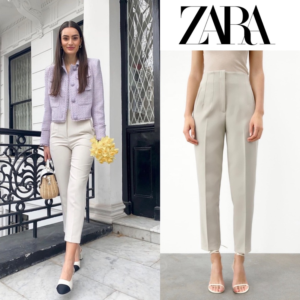 NWT zara high waisted pants